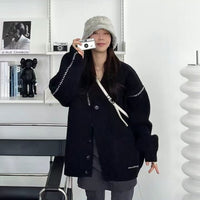 韓國直送 PLUS 82 HIYA  Handmade Stitch Cardigan HLY & CHOCCICO