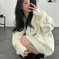 韓國直送 PLUS 82 HIYA  Handmade Stitch Cardigan HLY & CHOCCICO