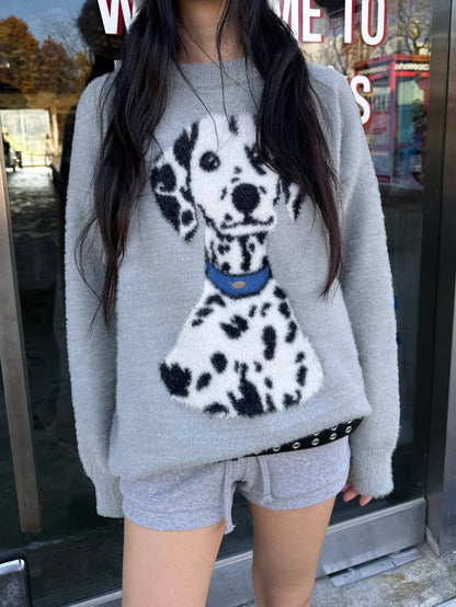 韓國直送 PLUS 82 HIYA Popchon Dalmatian Knit - HLY &amp; CHOCCICO