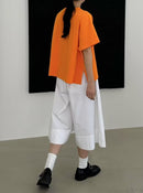 韓國直送Pocketed Casual Tee - HLY & CHOCCICO