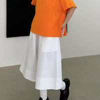 韓國直送Pocketed Casual Tee - HLY & CHOCCICO