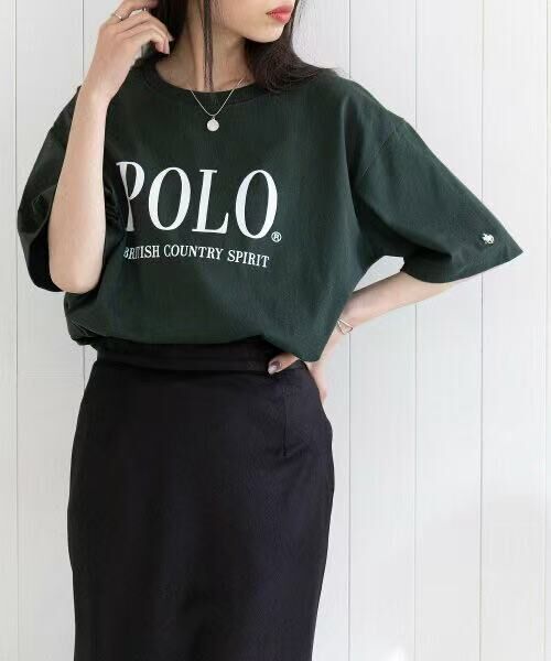 日本直送POLO BCS Oversize Print Tee - HLY & CHOCCICO