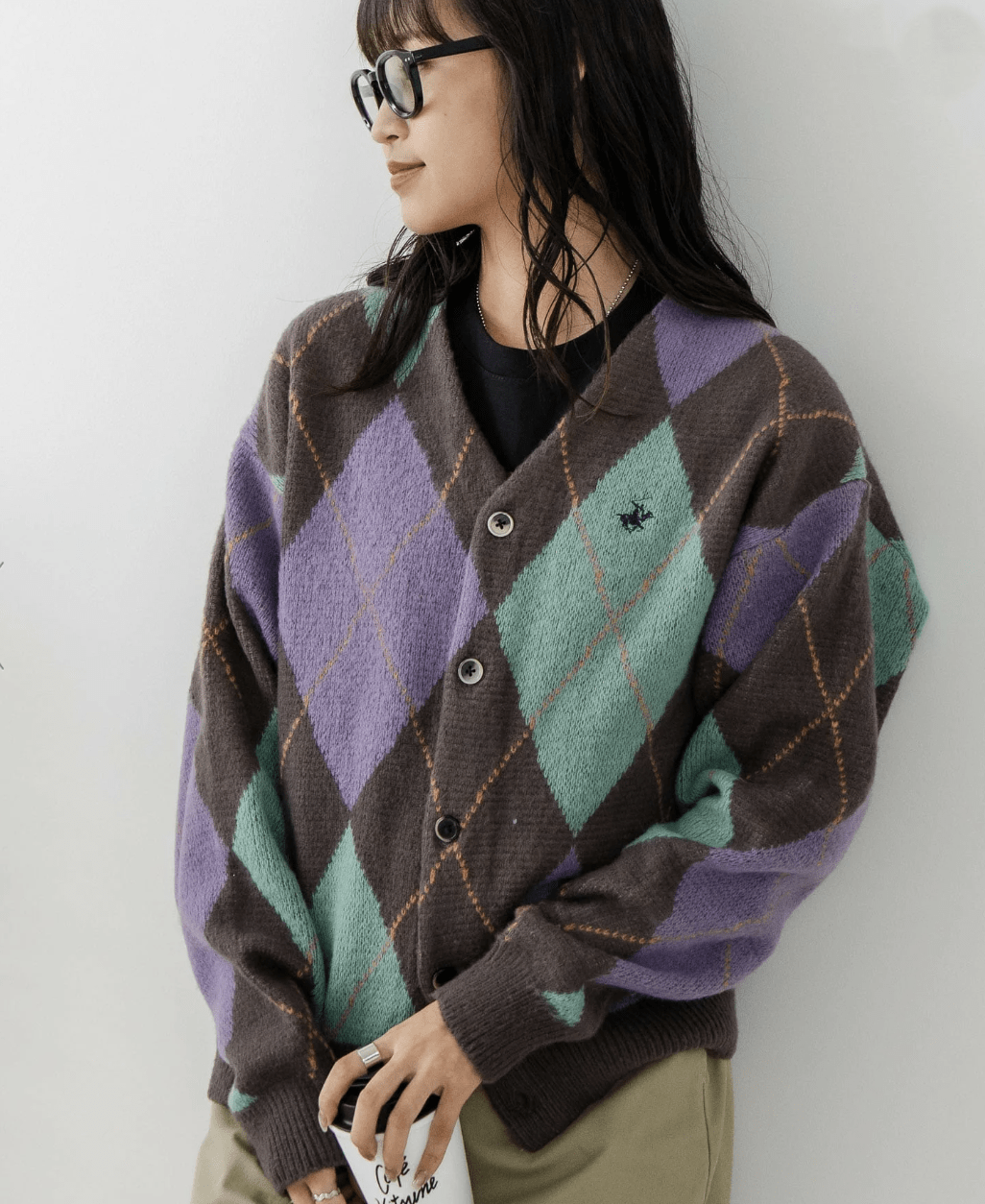 日本直送 POLO CLUB Pattern Knit Cardigan - HLY & CHOCCICO