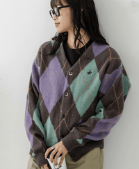 日本直送 POLO CLUB Pattern Knit Cardigan - HLY & CHOCCICO