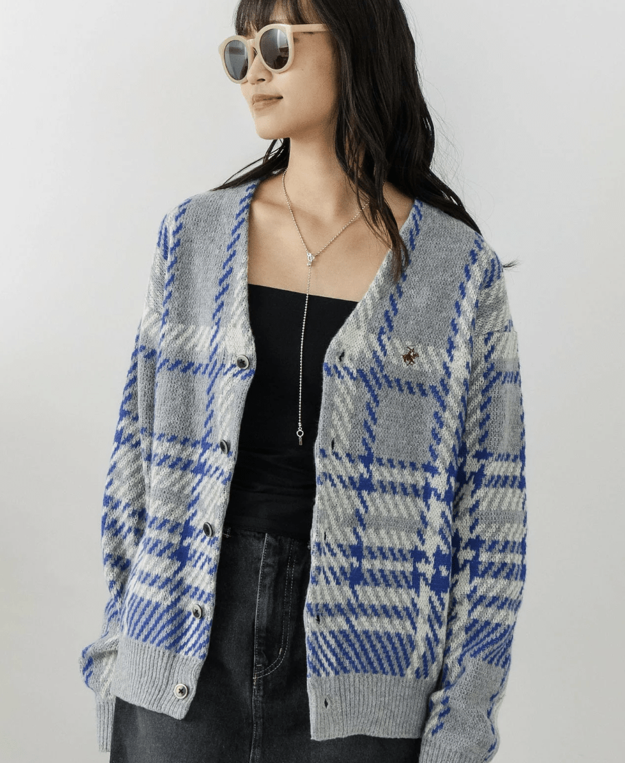 日本直送 POLO CLUB Pattern Knit Cardigan - HLY &amp; CHOCCICO