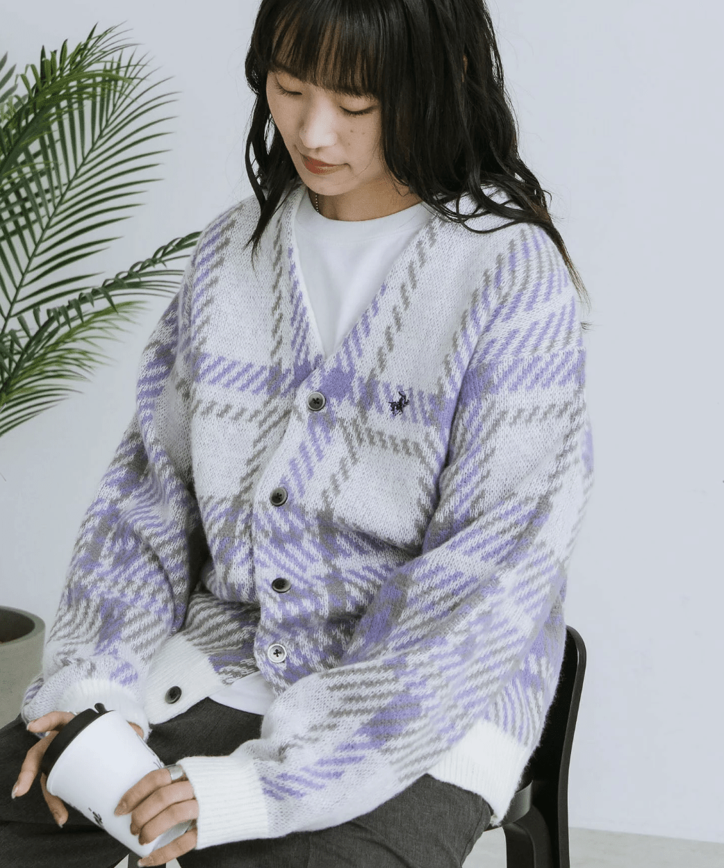 日本直送 POLO CLUB Pattern Knit Cardigan - HLY &amp; CHOCCICO