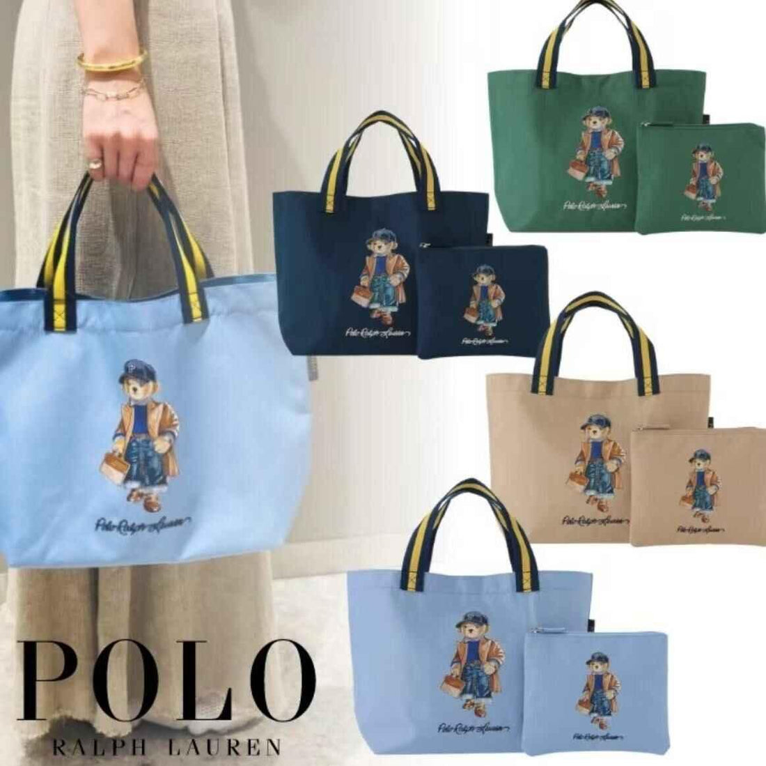 日本直送POLO RALPH LAUREN Tote Bag - HLY &amp; CHOCCICO
