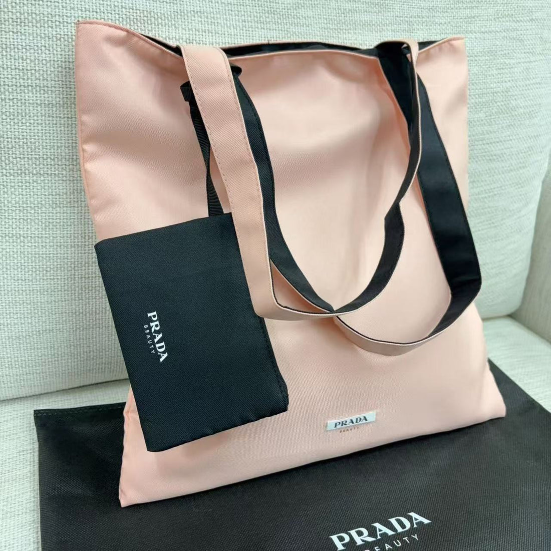 最新款🔥Prada Beauty厚身雙面Tote bag - HLY &amp; CHOCCICO