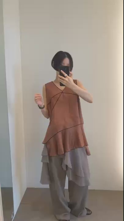 韓國直送Asymmetric Flow Top