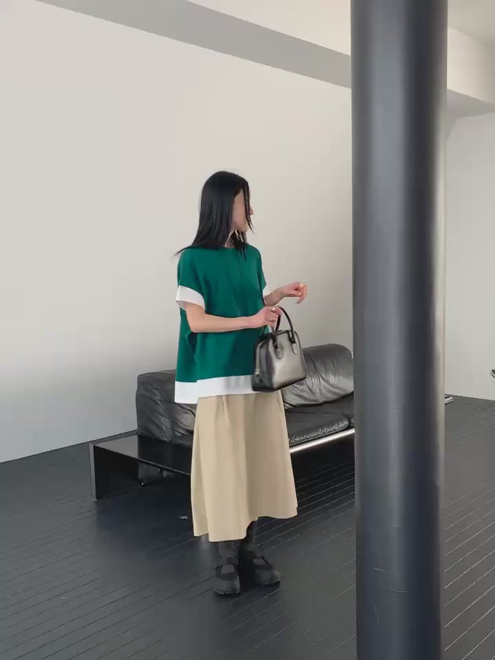 韓國直送Vibrant Trim T-Shirt