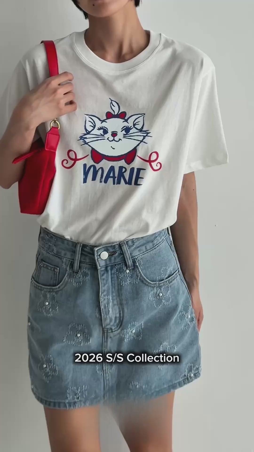 韓國直送Marie Character Tee