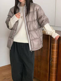 韓國直送 Puffy Down Jacket可拆式羽絨外套 - HLY & CHOCCICO