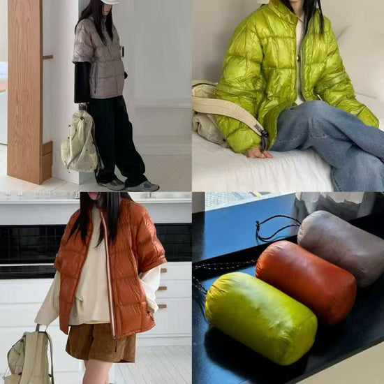 韓國直送 Puffy Down Jacket可拆式羽絨外套