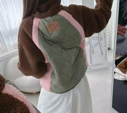 🌟現貨🌟韓國直送Quilted Sherpa Zip Jacket - HLY &amp; CHOCCICO