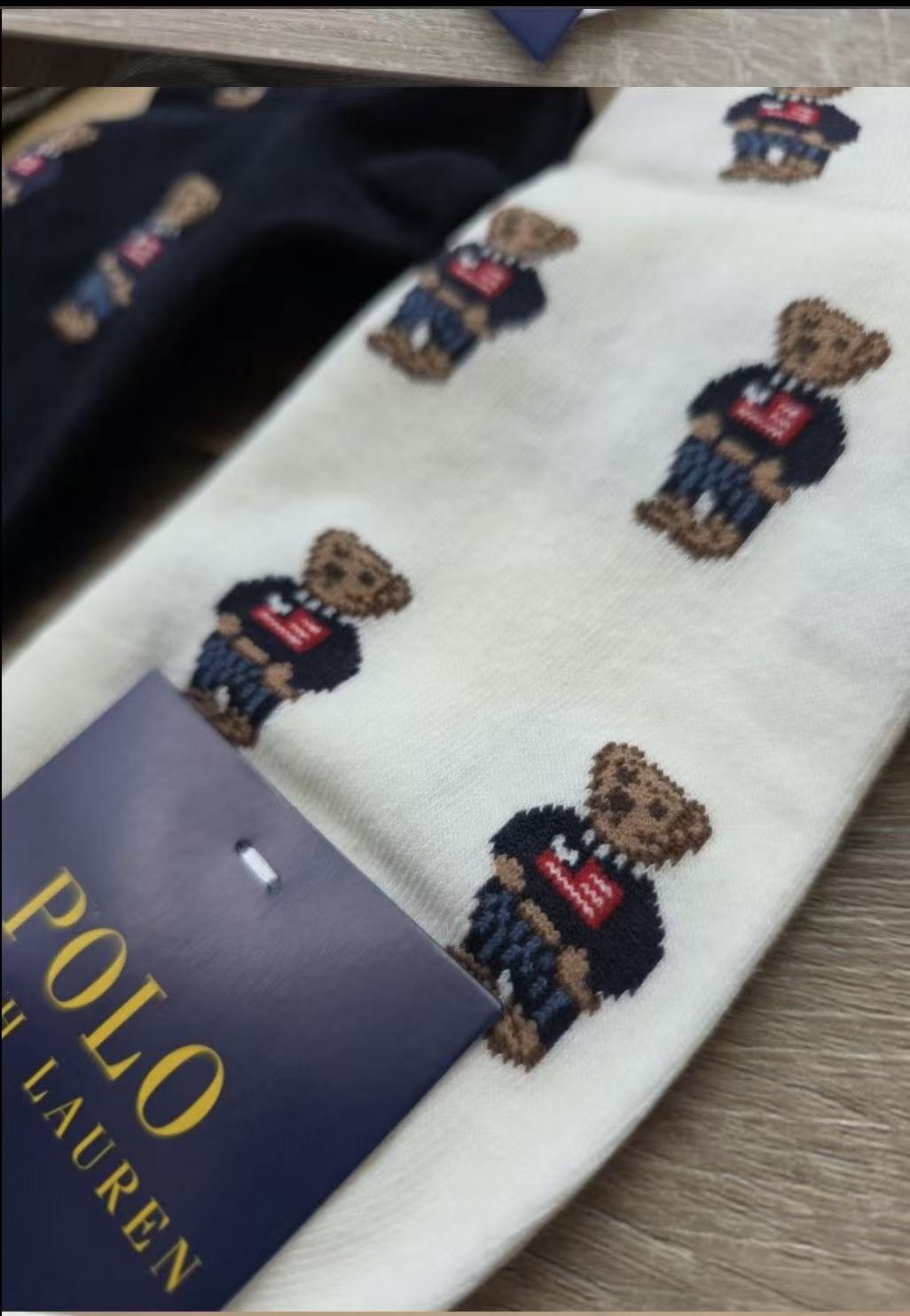 全新限定款Ralph lauren 經典熊綿襪 （一套4對） HLY & CHOCCICO