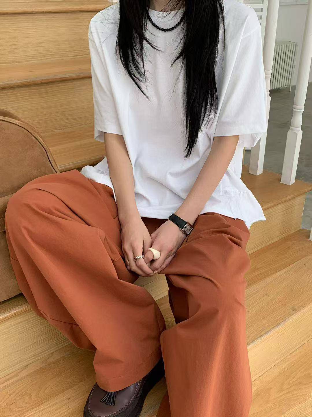 韓國直送Relaxed Utility Pants - HLY & CHOCCICO