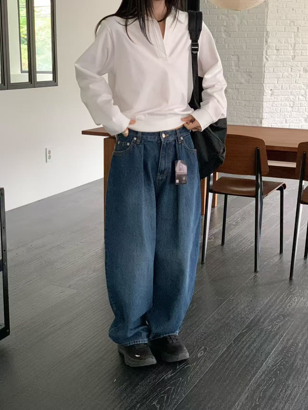 韓國直送Relaxed Vintage Denim - HLY & CHOCCICO