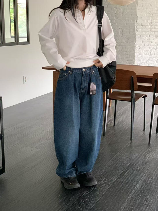 韓國直送Relaxed Vintage Denim