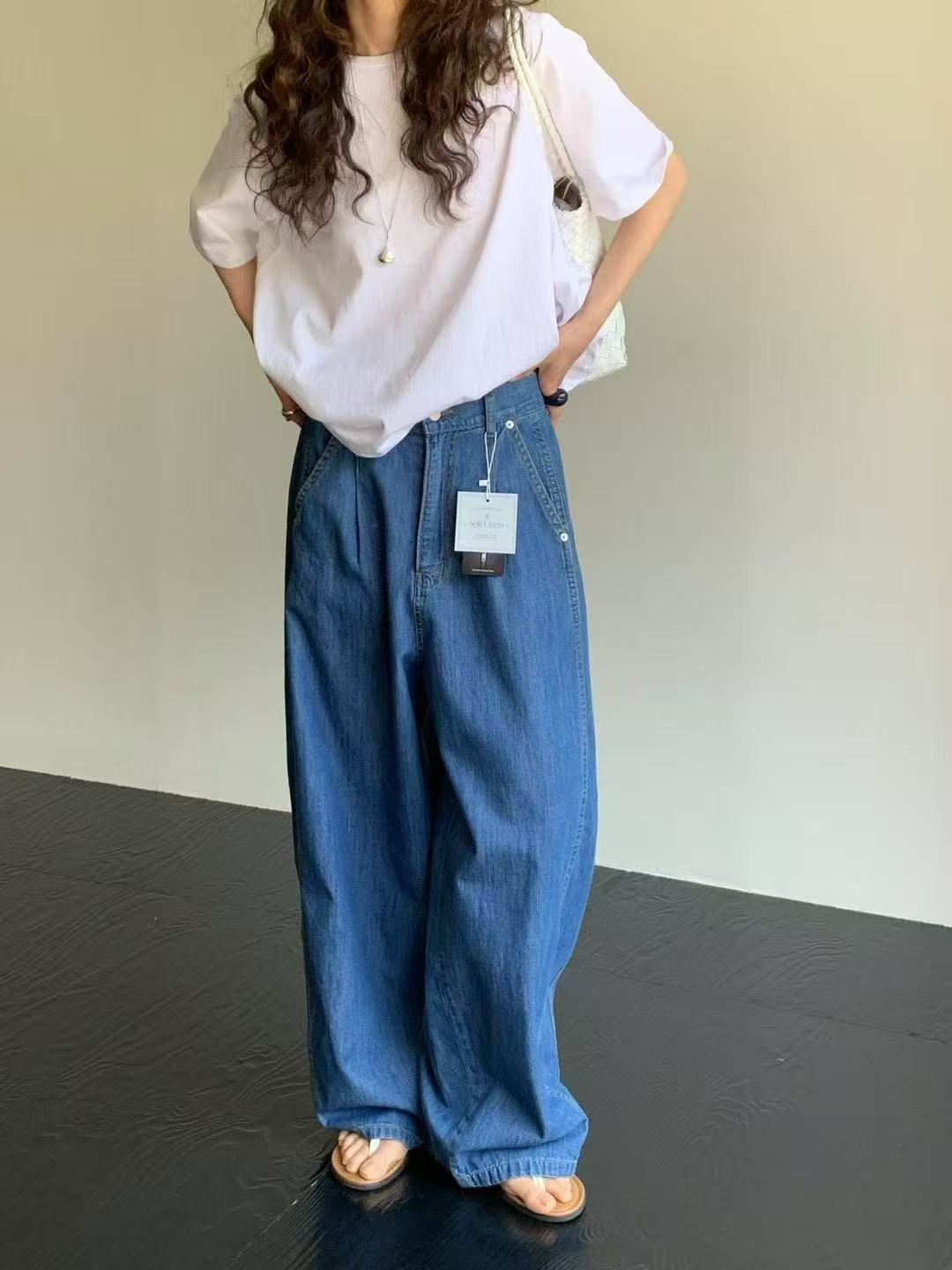 韓國直送Relaxed Vintage Denim - HLY &amp; CHOCCICO