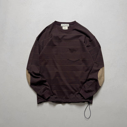 🌟剩餘少量 碼數售完即止🌟 REMI RELIEF Heavy Cotton Vintage Striped Long Sleeve T-Shirt - HLY &amp; CHOCCICO