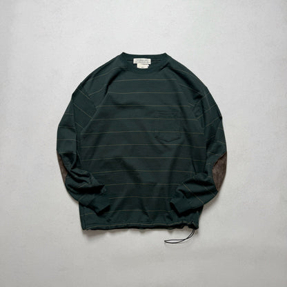 🌟剩餘少量 碼數售完即止🌟 REMI RELIEF Heavy Cotton Vintage Striped Long Sleeve T-Shirt - HLY &amp; CHOCCICO