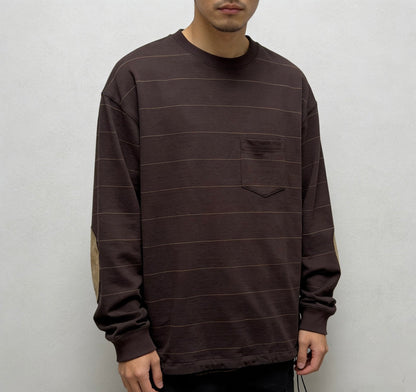 🌟剩餘少量 碼數售完即止🌟 REMI RELIEF Heavy Cotton Vintage Striped Long Sleeve T-Shirt - HLY &amp; CHOCCICO