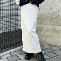 日本直送 Ribbed Tight Long Skirt - HLY & CHOCCICO