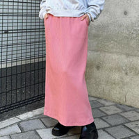 日本直送 Ribbed Tight Long Skirt - HLY & CHOCCICO