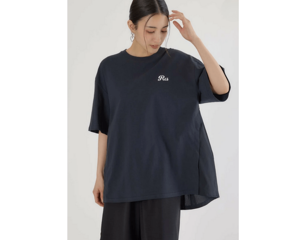 日本直送Rode Crown Back Gathered Docking T-Shirt - HLY & CHOCCICO