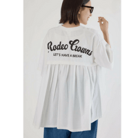日本直送Rode Crown Back Gathered Docking T-Shirt - HLY & CHOCCICO