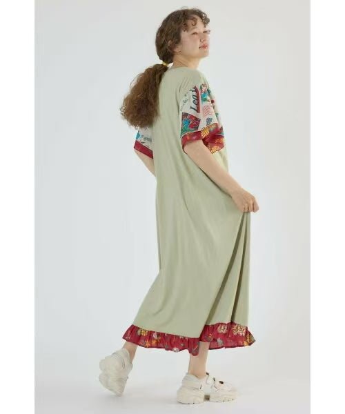 日本直送Rode Crown Docking Aloha Tiered Dress - HLY & CHOCCICO