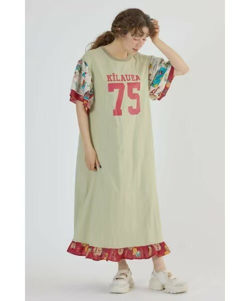 日本直送Rode Crown Docking Aloha Tiered Dress - HLY & CHOCCICO