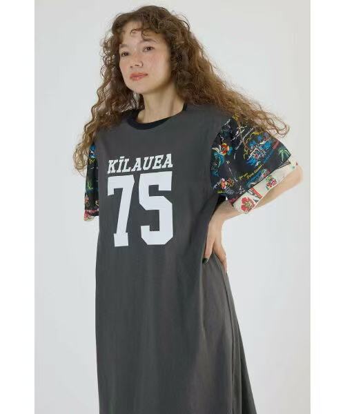 日本直送Rode Crown Docking Aloha Tiered Dress - HLY & CHOCCICO