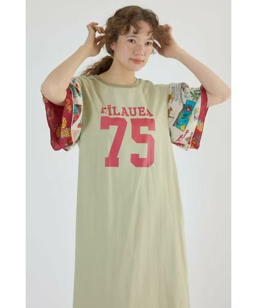 日本直送Rode Crown Docking Aloha Tiered Dress - HLY & CHOCCICO