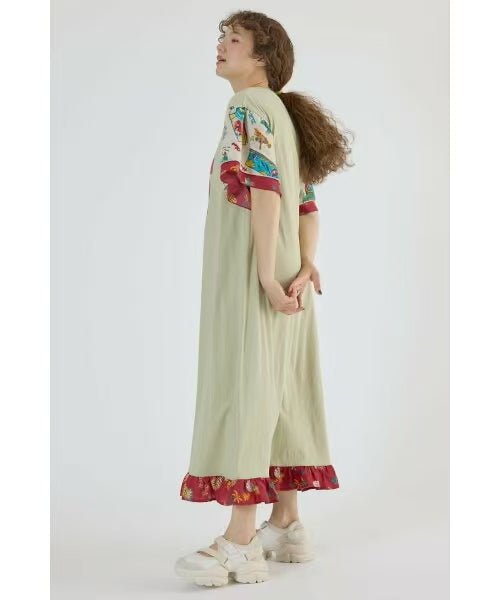 日本直送Rode Crown Docking Aloha Tiered Dress - HLY & CHOCCICO