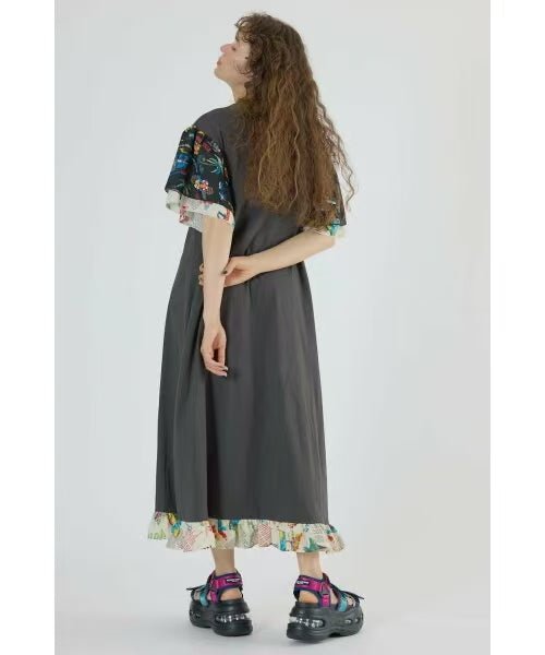 日本直送Rode Crown Docking Aloha Tiered Dress - HLY & CHOCCICO