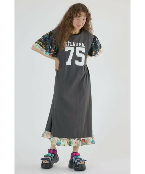 日本直送Rode Crown Docking Aloha Tiered Dress - HLY & CHOCCICO