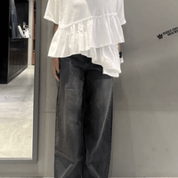 日本直送Rode Crown Pigment Frile Docking Tops - HLY & CHOCCICO