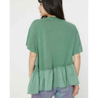 日本直送Rode Crown Pigment Frile Docking Tops