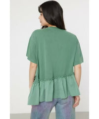 日本直送Rode Crown Pigment Frile Docking Tops - HLY & CHOCCICO