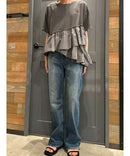 日本直送Rode Crown Pigment Frile Docking Tops - HLY & CHOCCICO