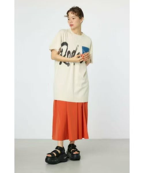 日本直送Rode Crown Spray Logo Knit Dress - HLY & CHOCCICO