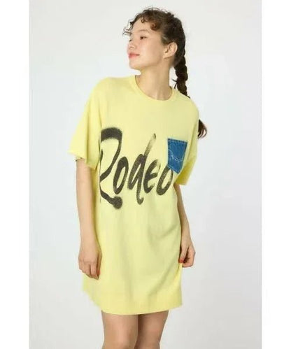 日本直送Rode Crown Spray Logo Knit Dress - HLY &amp; CHOCCICO