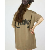 日本直送Rode Crown Spray Logo Knit Dress - HLY & CHOCCICO