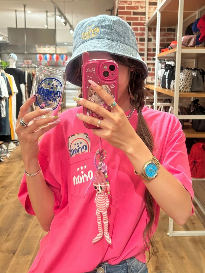 日本直送Rodeo Crowns OrionBeer x RCS Pocket Beer Tee - HLY &amp; CHOCCICO