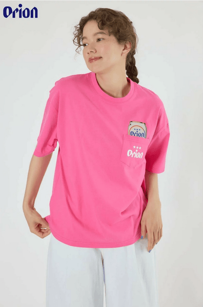日本直送Rodeo Crowns OrionBeer x RCS Pocket Beer Tee - HLY &amp; CHOCCICO