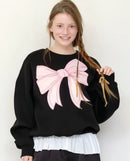 韓國潮牌RonRon bow sweatshirt - 2 Color HLY & CHOCCICO