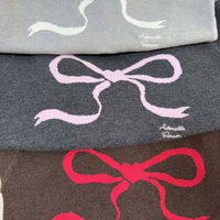 韓國潮牌RonRon 💕HEART RIBBON JACQUARD KNIT - HLY & CHOCCICO