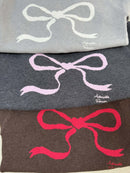 韓國潮牌RonRon 💕HEART RIBBON JACQUARD KNIT - HLY & CHOCCICO