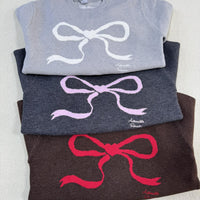 韓國潮牌RonRon 💕HEART RIBBON JACQUARD KNIT - HLY & CHOCCICO